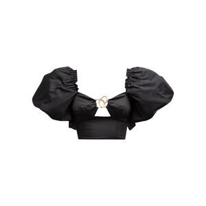 Aje Marcel Puff Sleeve Bodice Top - 4 - Black